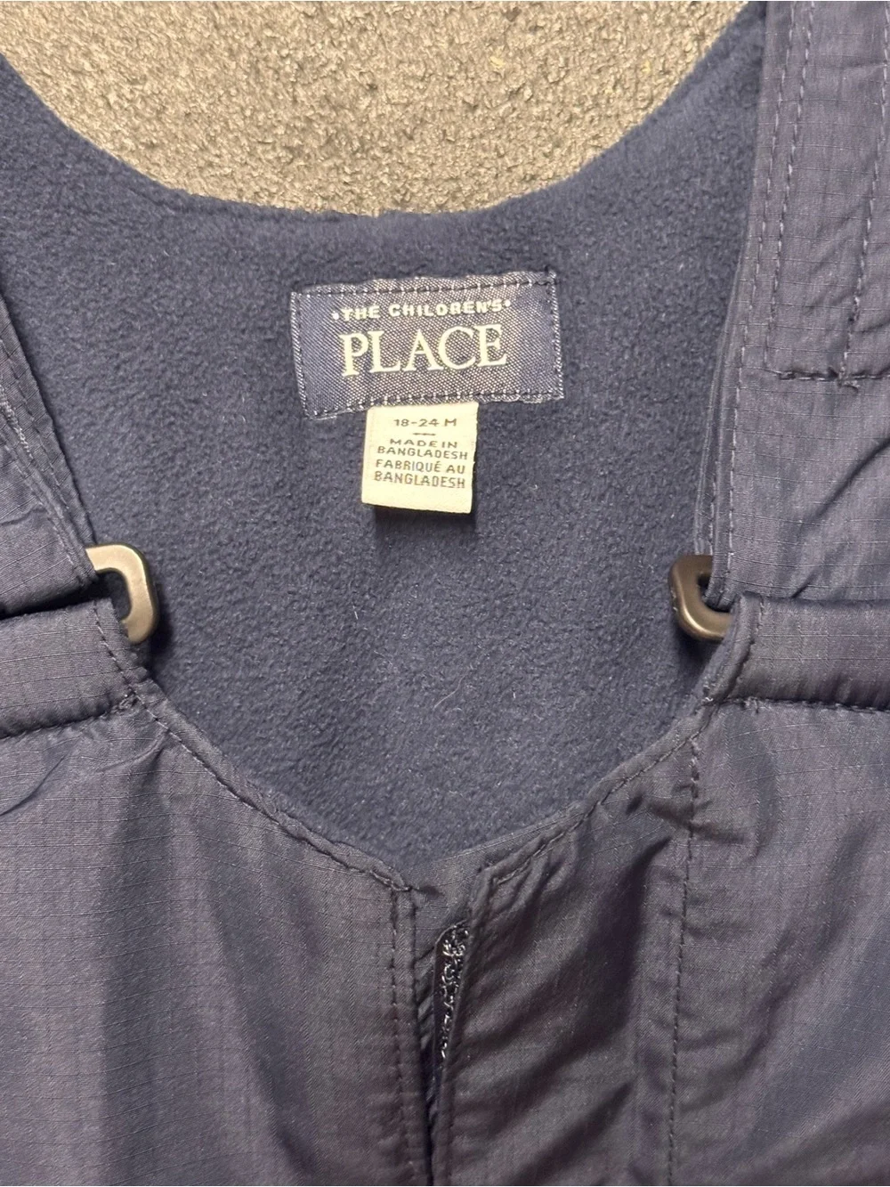 Kids navy snow Bib Overalls The Children’s Place